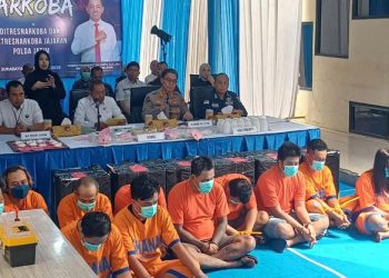 Jelang Nataru, Polda Jatim Musnahkan 9,3Kg Sabu